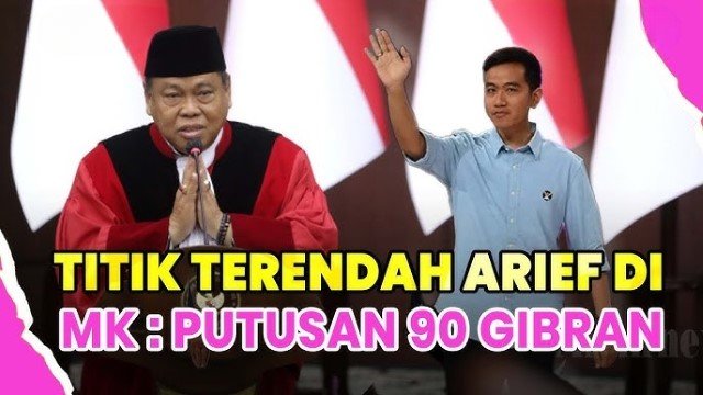 Eks Hakim MK Arief Hidayat Bongkar Kejanggalan Putusan 90 Soal Gibran Cawapres