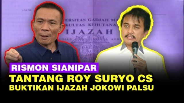 Enam “Tusukan Harakiri” Rismon Sianipar Dalam Polemik Ijazah Jokowi