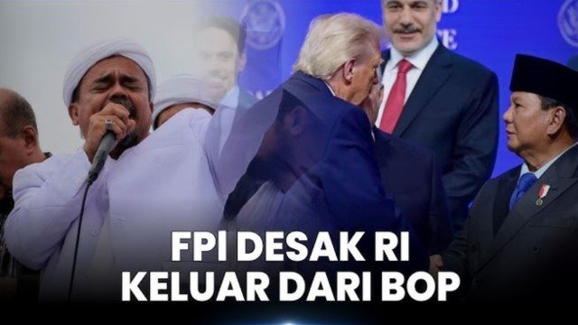 FPI Layangkan Surat Resmi, Desak Presiden Prabowo Tarik Indonesia dari Board of Peace!