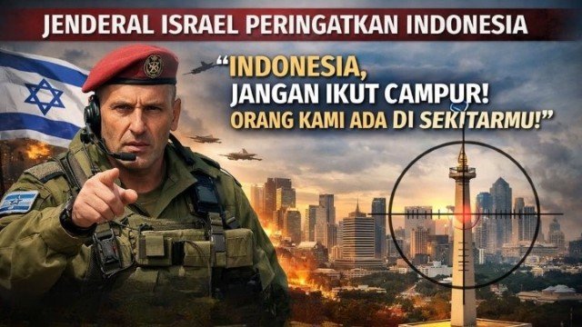 GEGER Jenderal Israel Ancam Indonesia Kami Tahu Kelemahan Kalian!