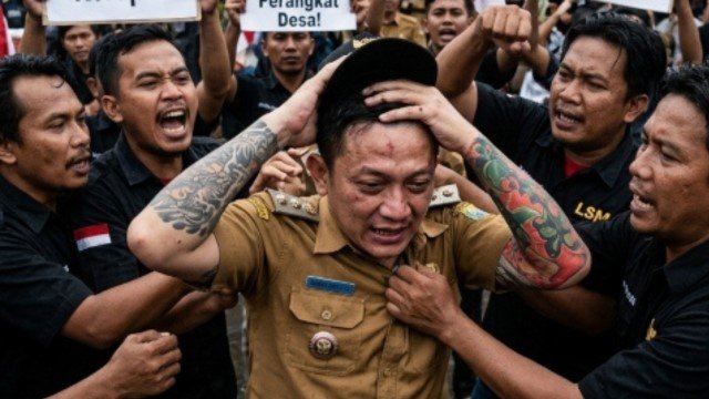 GEGER! Kades Hoho Dikeroyok Massa di Banjarnegara, Buntut Seleksi Perangkat Desa