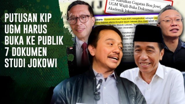 Jokowi Kaget! UGM Tak Bisa Lagi Berkelit, Dokumen-Dokumen Bukti Jokowi Lulus UGM 'Wajib Dibuka'