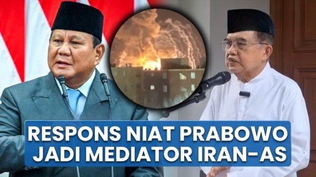 Jusuf Kalla Tanggapi Niat Prabowo Jadi Mediator Damai AS-Israel dan Iran