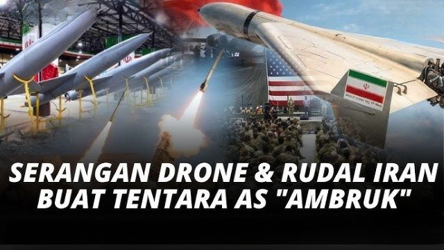 Kewalahan! Amerika Akui 'Tak Mampu' Hadapi Serangan Drone-Drone Iran, Menyerah