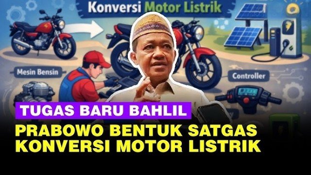 Mr. Bahlil Punya Tugas Baru, Pimpin Satgas Transisi Energi Kejar Target 120 Juta Motor Listrik!