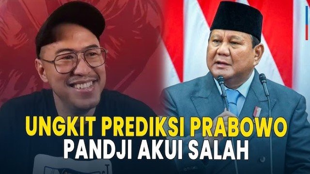 Pandji Pragiwaksono Akhirnya Setuju dengan Prabowo, Akui Pendapatnya Salah