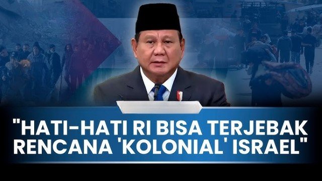 Rizal Fadhillah BoP Bisa Jadi Jebakan Zionis Untuk Membunuh Prabowo!