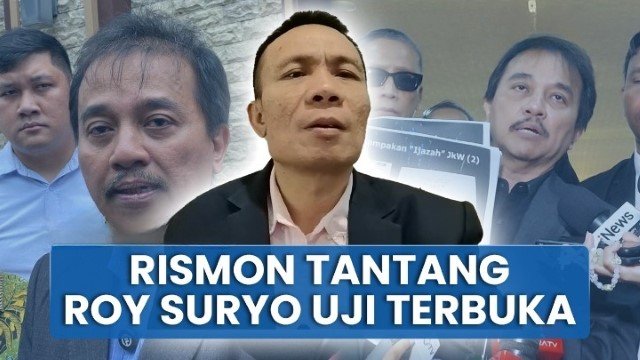 Roy Suryo Terima Tantangan Rismon Terbuka Saja Undang Semua Wartawan!