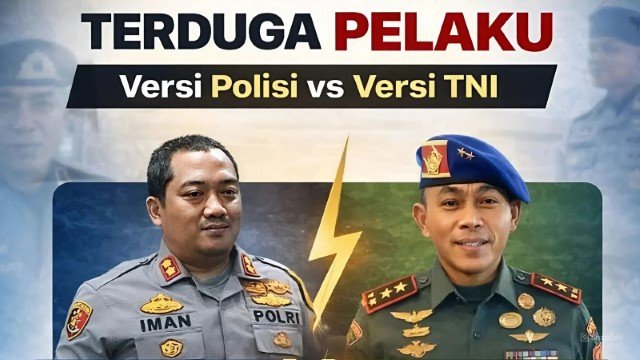 SKANDAL DUA VERSI TNI-POLISI, SIAPA YANG SEDANG BERBOHONG