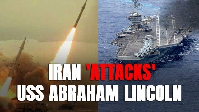 Serangan Balasan! 4 Rudal Balistik Iran Hantam Kapal Induk AS USS Abraham Lincoln