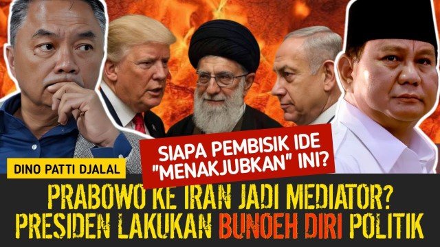 Tiga Alasan Dino Patti Djalal Minta Prabowo Batalkan Terbang ke Teheran Iran
