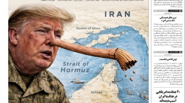 Trump Jadi Pinokio di Karikatur Media Iran Klaim Negosiasi Damai Hanya Kebohongan Besar!