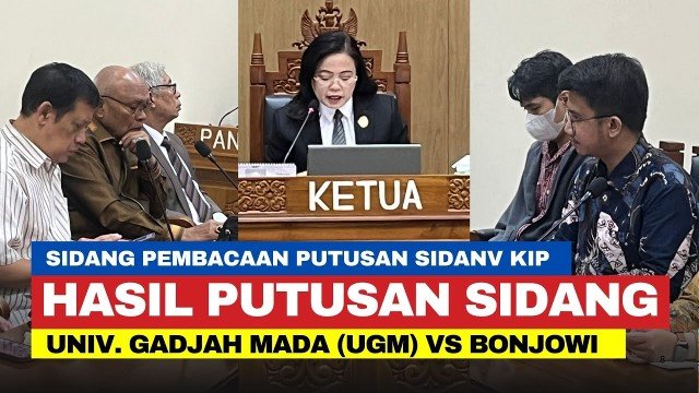 UPDATE! Kalah di Sidang Gugatan KIP, UGM Diperintahkan Buka 20 Dokumen Akademik Jokowi