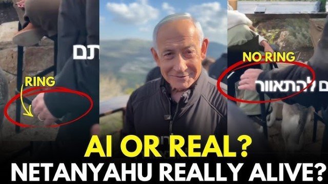 Untuk Ketiga Kalinya Video Netanyahu Yang Dirilis Terbukti Editan AI, Kali Ini Terlihat Dari Cincin Netanyahu