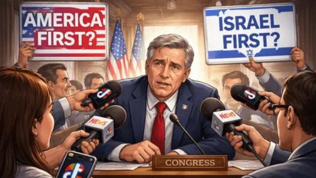 VIRAL di TikTok Anggota Kongres AS Terpojok Pertanyaan 'America First atau Israel First'
