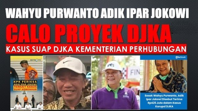 Adik Ipar Jokowi Terlibat Korupsi DJKA, Mengapa KPK Tak Berani Bertindak Dasar Lembaga Taik..!