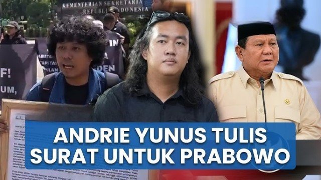 Andrie Yunus Surati Prabowo, Begini Isinya!