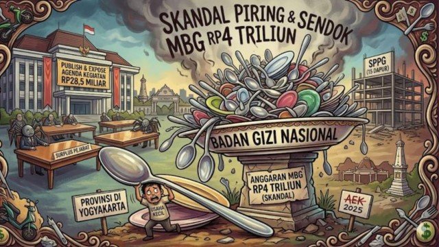 Anggaran Piring dan Sendok MBG Rp 4 Triliun, Kader PDIP Tidak Masuk Akal!