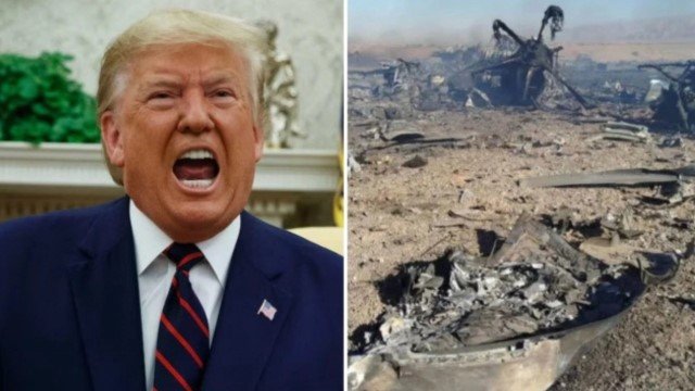 BOCOR! Trump Teriak-Teriak selama 2 Jam hingga Diusir dari Ruangan Saat 2 Pilot Jatuh di Iran