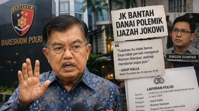 Bantah Jadi Pendana Isu Ijazah Jokowi, JK: Saya Bukan Tipe Kritik dari Belakang Apalagi Bayar Orang!