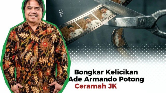 Bongkar Kelicikan Ade Armando, Potong Ceramah JK Demi Syahwat Politik!