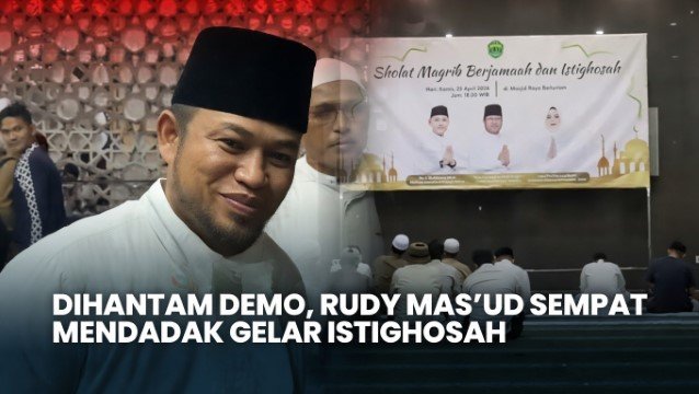 Dihantam Demo, Gubernur Kaltim Rudy Mas’ud Sempat Mendadak Gelar Istighosah! Takut Massa atau Cari Simpati