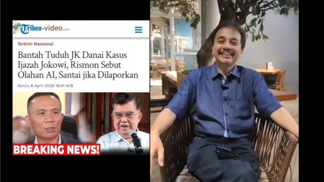 Dilaporkan JK, Rismon Berdalih Video AI, Roy Suryo Beri Tanggapan Menohok!