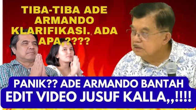 Dipolisikan Bareng Abu Janda, Ade Armando Bongkar Fakta Sebenarnya di Balik Video Viral Ceramah JK!