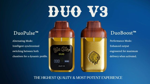 Elevate Your Vaping Experience With The Big Chief DUO v3