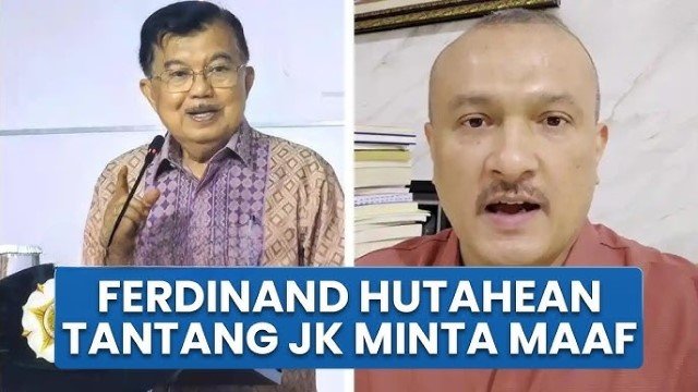 Ferdinand Hutahaean Somasi Jusuf Kalla Soal Ceramah Kontroversial, Ungkap Tiga Alasan Utama!