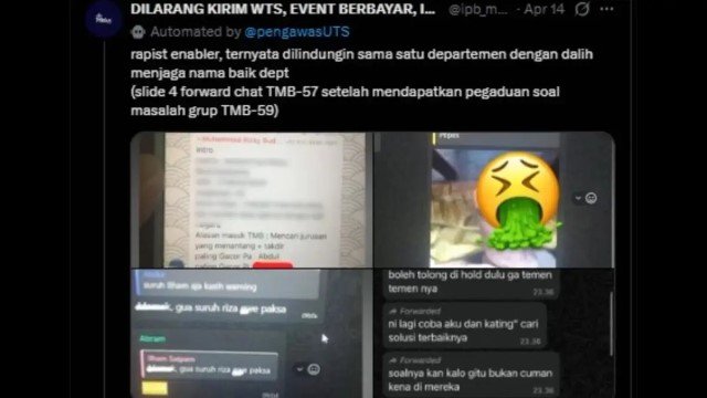 GEGER! Chat Mesum Mahasiswa IPB Bocor, Korban Diduga ‘Dibungkam’ Pakai Ancaman Akademis