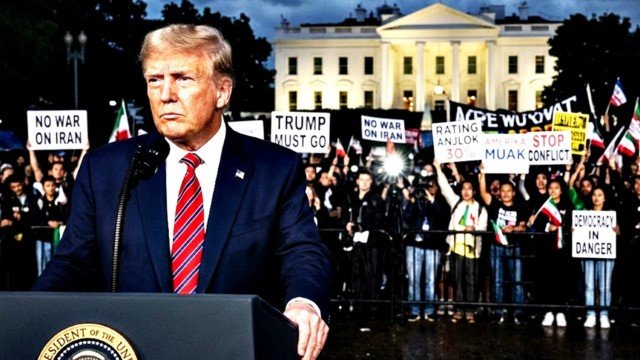 Guncangan Kuat di Washington! Rating Trump Anjlok ke 30 Persen, Rakyat AS Mulai ‘Muak’ dengan Konflik Iran