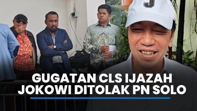 Hakim Bongkar Fakta Gugatan Ijazah Jokowi Ditolak, Penggugat Gagal di PN Solo!