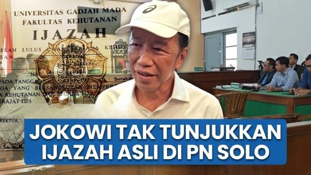 Hakim Tak Pernah Nyatakan Ijazah Jokowi Asli!