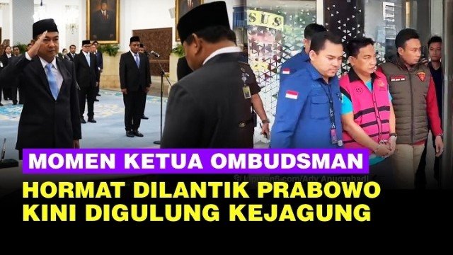 IRONI Ketua Ombudsman Hery Susanto: Jadi Tersangka Kejagung, Padahal Baru Seminggu Dilantik Prabowo
