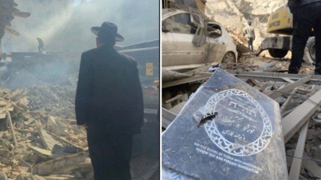 Israel Hancurkan Sinagoge di Teheran, Taurat Bertebaran, Yahudi Iran Murka Zionis Biadab!