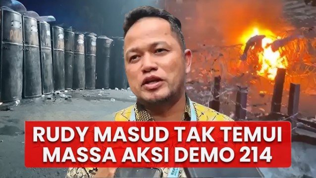 Kabur Tak Temui Massa Aksi 21 April, Gubernur Kaltim Rudy Masud Kalau Saya Dilempar Gimana