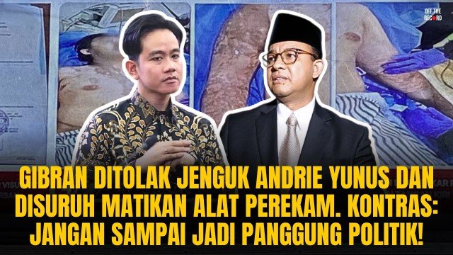KontraS Tolak Wapres Gibran Jenguk Andrie Yunus di RSCM, Ini Alasannya!