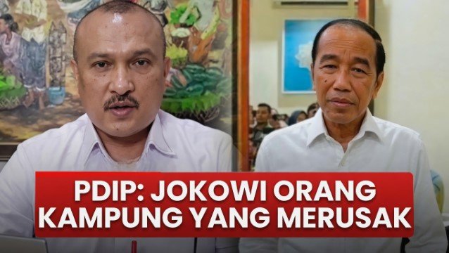 Makin Panas! PDIP 'Geram' Kalimat Orang Kampung Jokowi Kalau Santun, Harusnya Tidak Merusak!