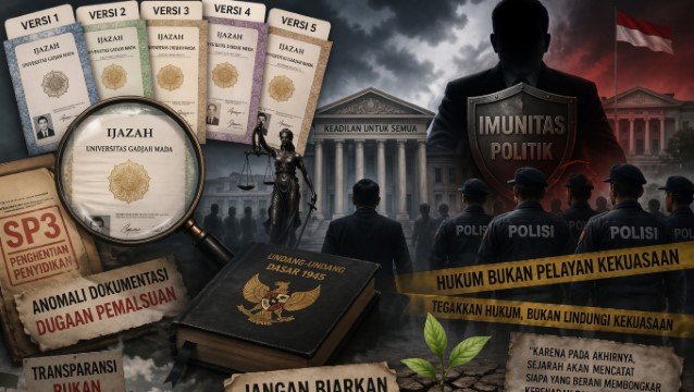 Menguji Marwah Hukum Polemik SP3 Rismon Sianipar dan Teka-Teki Ijazah Jokowi