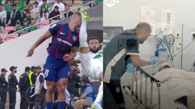 NGERI! Insiden Horor Liga Champions Asia Elite, Salto Maut Bikin Striker JDT Pingsan dan Dapat 30 Jahitan