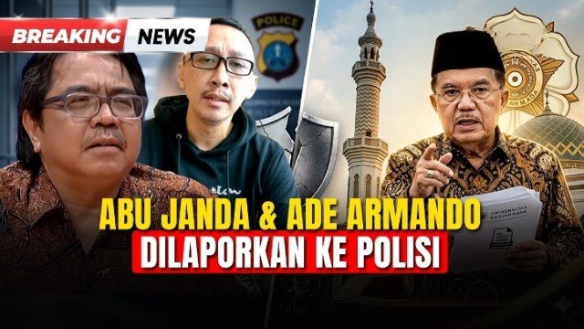 Nah Lho! Hasut dan Provokasi Terkait Video JK, Ade Armando dan Permadi Arya Dilaporkan ke Polisi