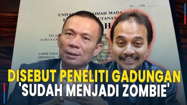 Roy Suryo Sebut Rismon Sianipar Zombie: Menurut Surat Yang Dibuat Keluarganya, Dia Sudah Meninggal Dunia!