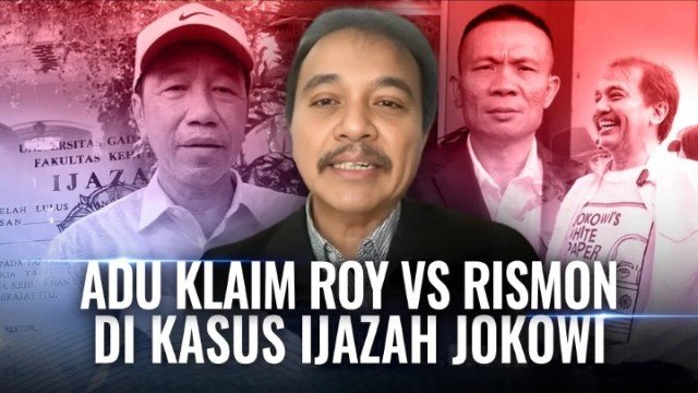 Roy Suryo Bongkar Kejanggalan! Sikap Rismon Soal Ijazah Jokowi Berubah dalam Hitungan Hari