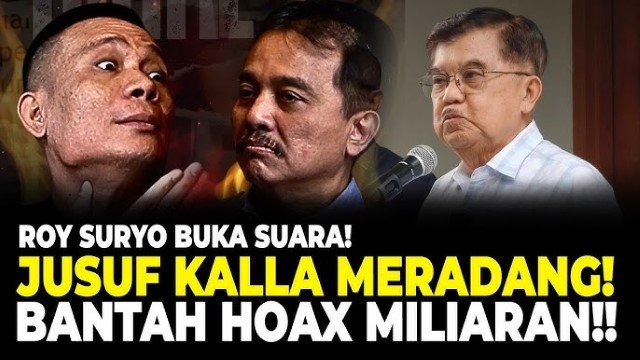 Roy Suryo Dukung JK ‘Polisikan’ Rismon Sianipar 11 Ribu Triliun Persen!