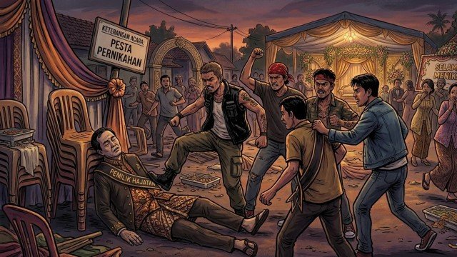 SADIS! Awal Mula Tragedi Maut di Purwakarta, Pemilik Hajatan Tewas Dikeroyok Preman