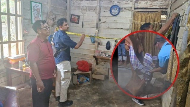 Sadis! Anak Kandung di Bengkalis Bunuh Ayah, Kondisi Leher Korban Nyaris Putus