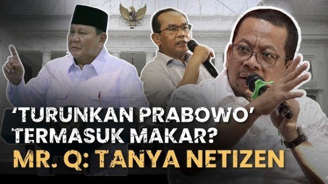 Saiful Mujani Dituduh Makar Gulingkan Prabowo, Pakar Hukum Tafsiran Lebay!