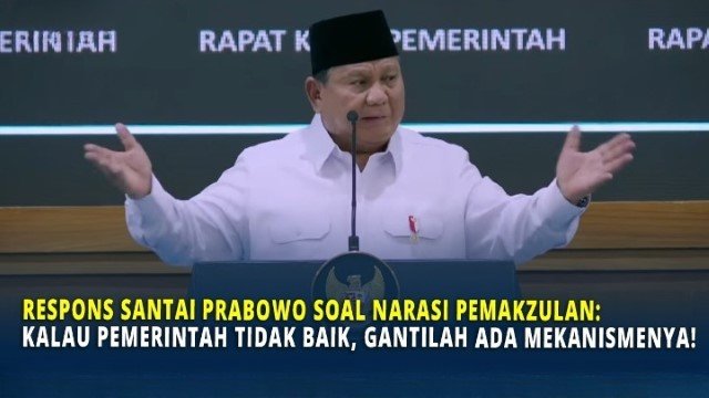 Sinyal Prabowo Keras: Ganti Presiden Ada Mekanismenya, Jangan  Ganggu Pemerintah!