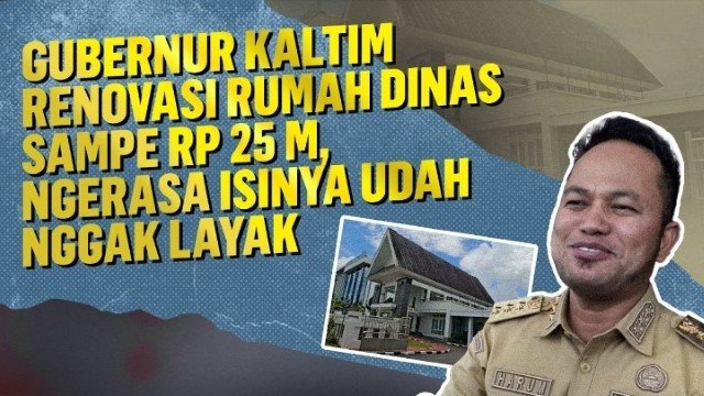Super Mewah! Terdapat Aquarium Laut dan Videotron, Gubernur Kaltim Renovasi Rumah Dinas Capai 25 Miliar